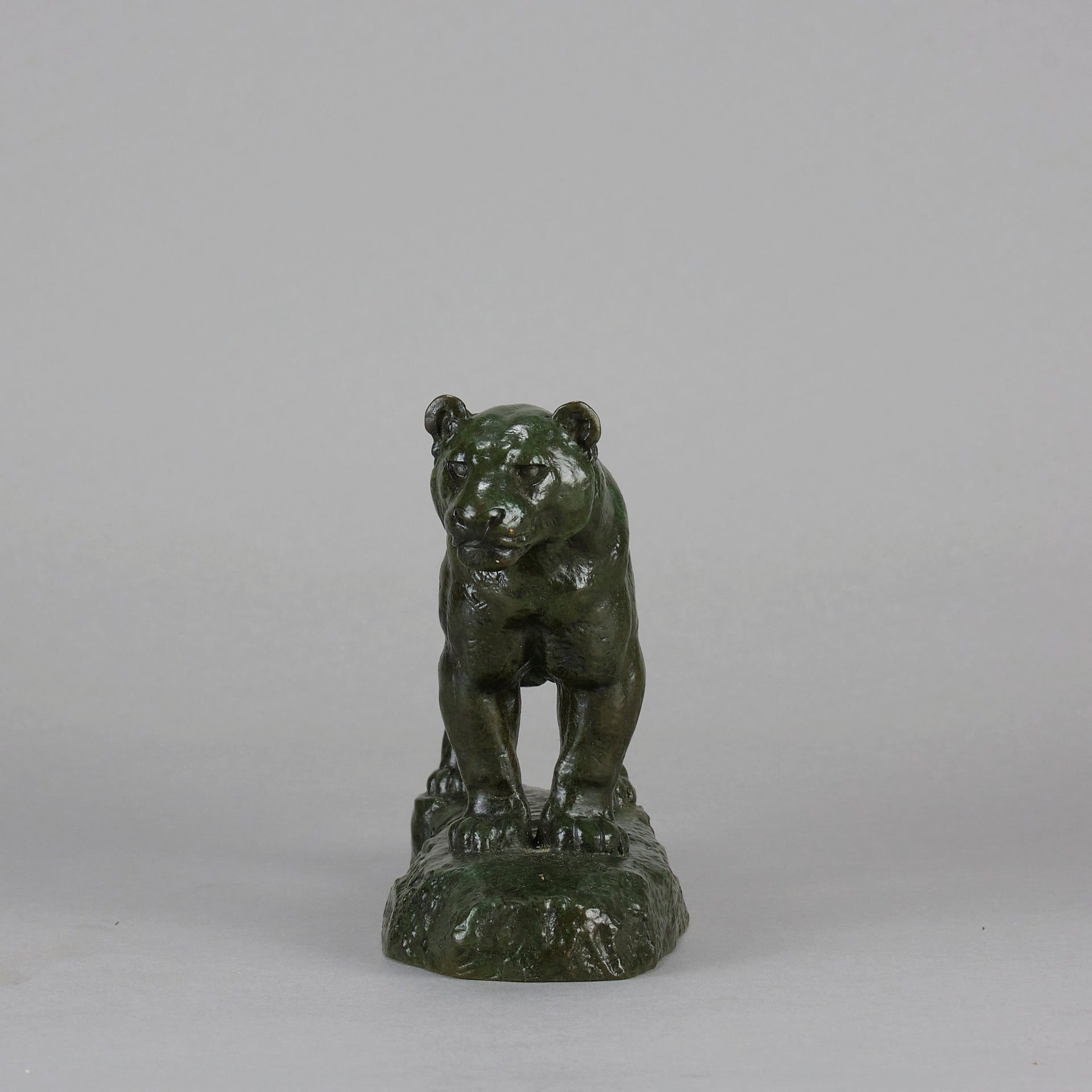 Barye Jaguar - Antoine L Bayre Jaguar Debout - Hickmet Fine Arts