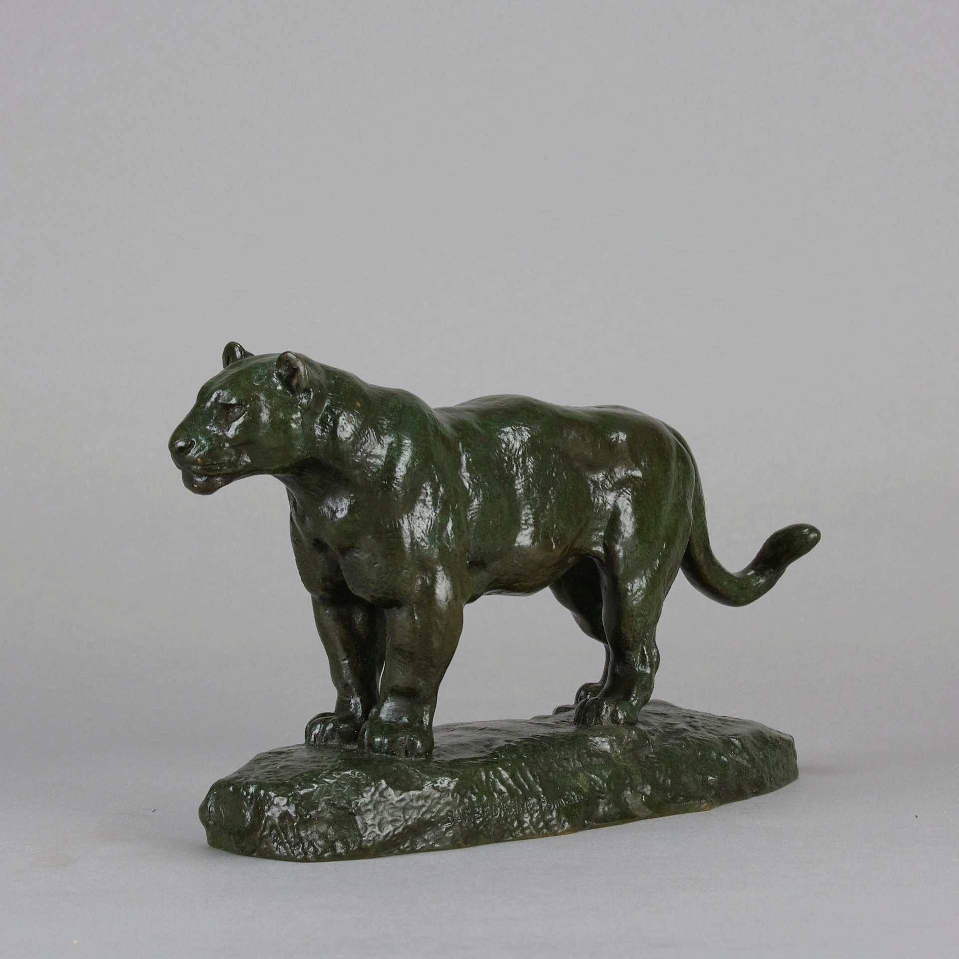 Barye Jaguar - Antoine L Bayre Jaguar Debout - Hickmet Fine Arts