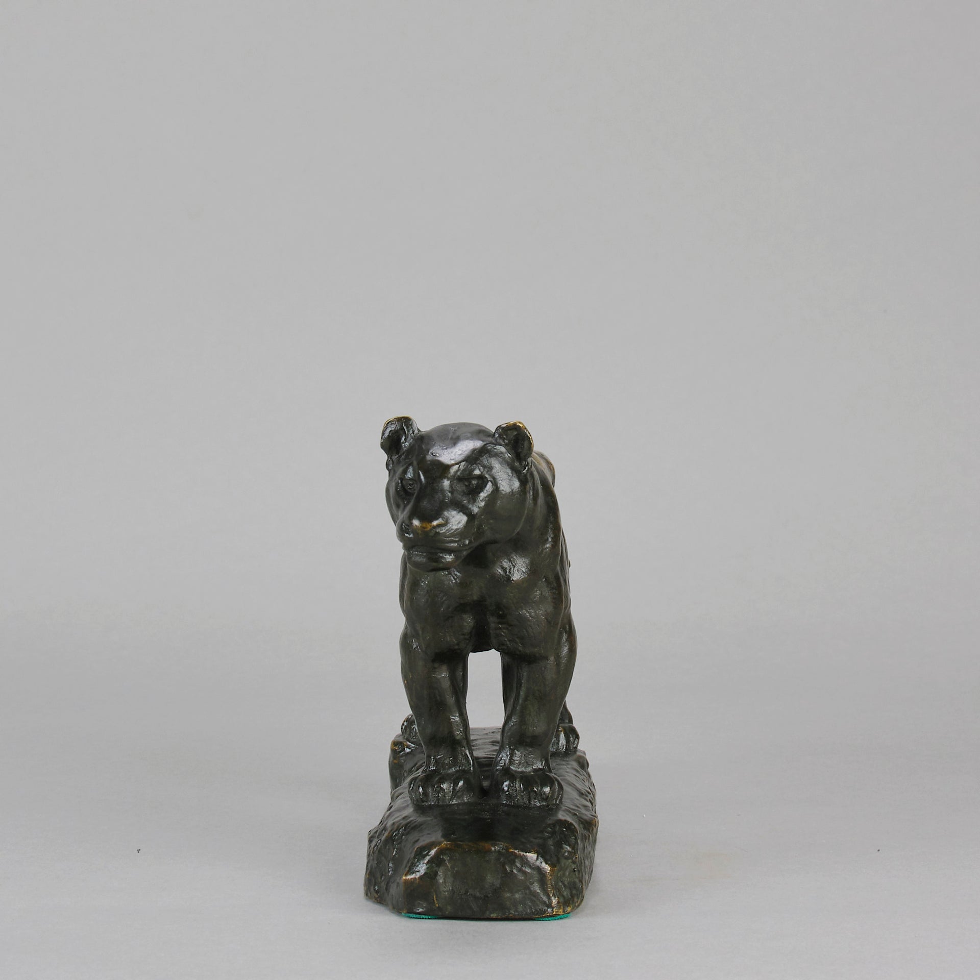 Barye Jaguar - Antoine L Bayre Jaguar Debout - Hickmet Fine Arts