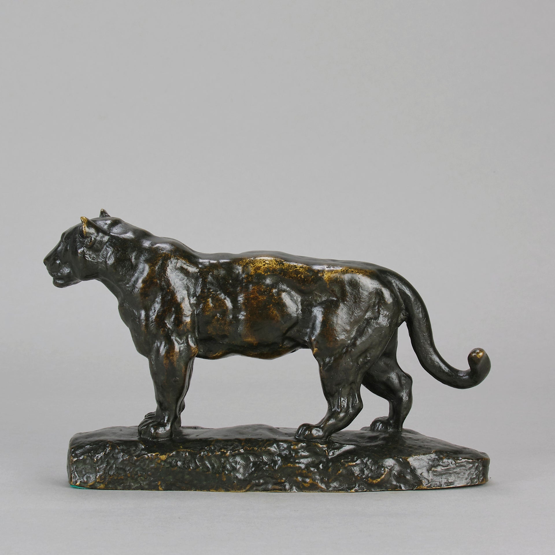 Barye Jaguar - Antoine L Bayre Jaguar Debout - Hickmet Fine Arts