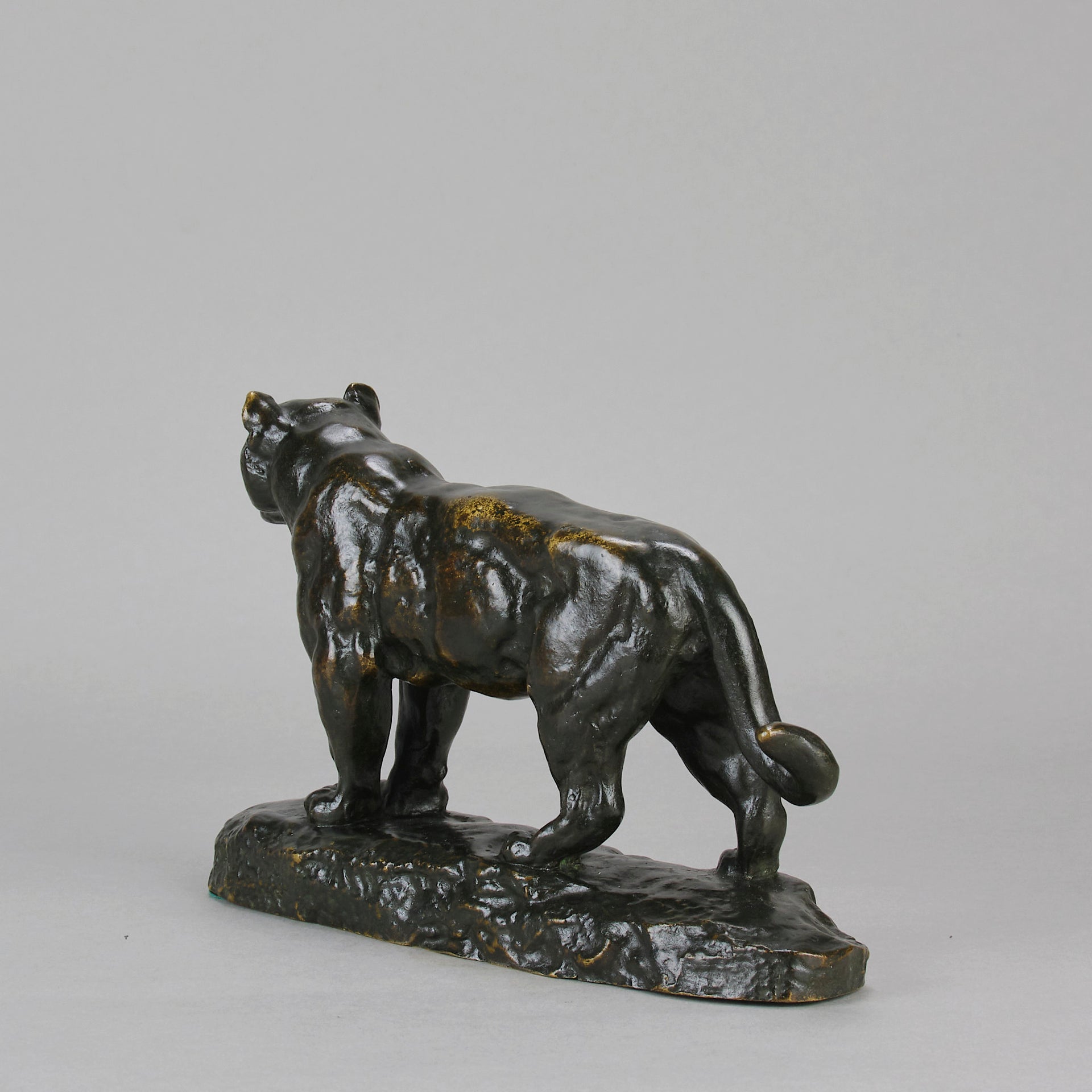 Barye Jaguar - Antoine L Bayre Jaguar Debout - Hickmet Fine Arts