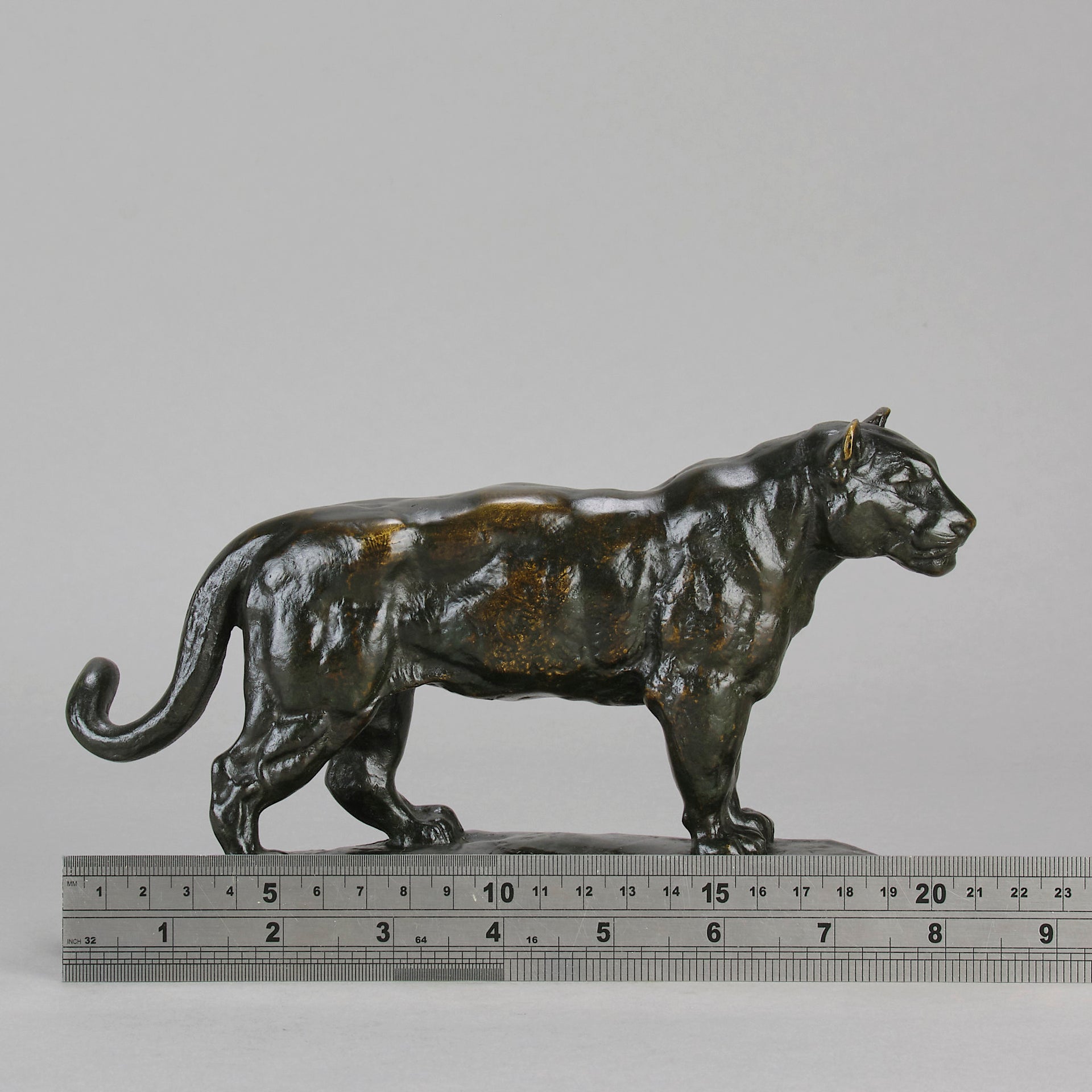 Barye Jaguar - Antoine L Bayre Jaguar Debout - Hickmet Fine Arts