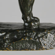 Barye Jaguar - Antoine L Bayre Jaguar Debout - Hickmet Fine Arts