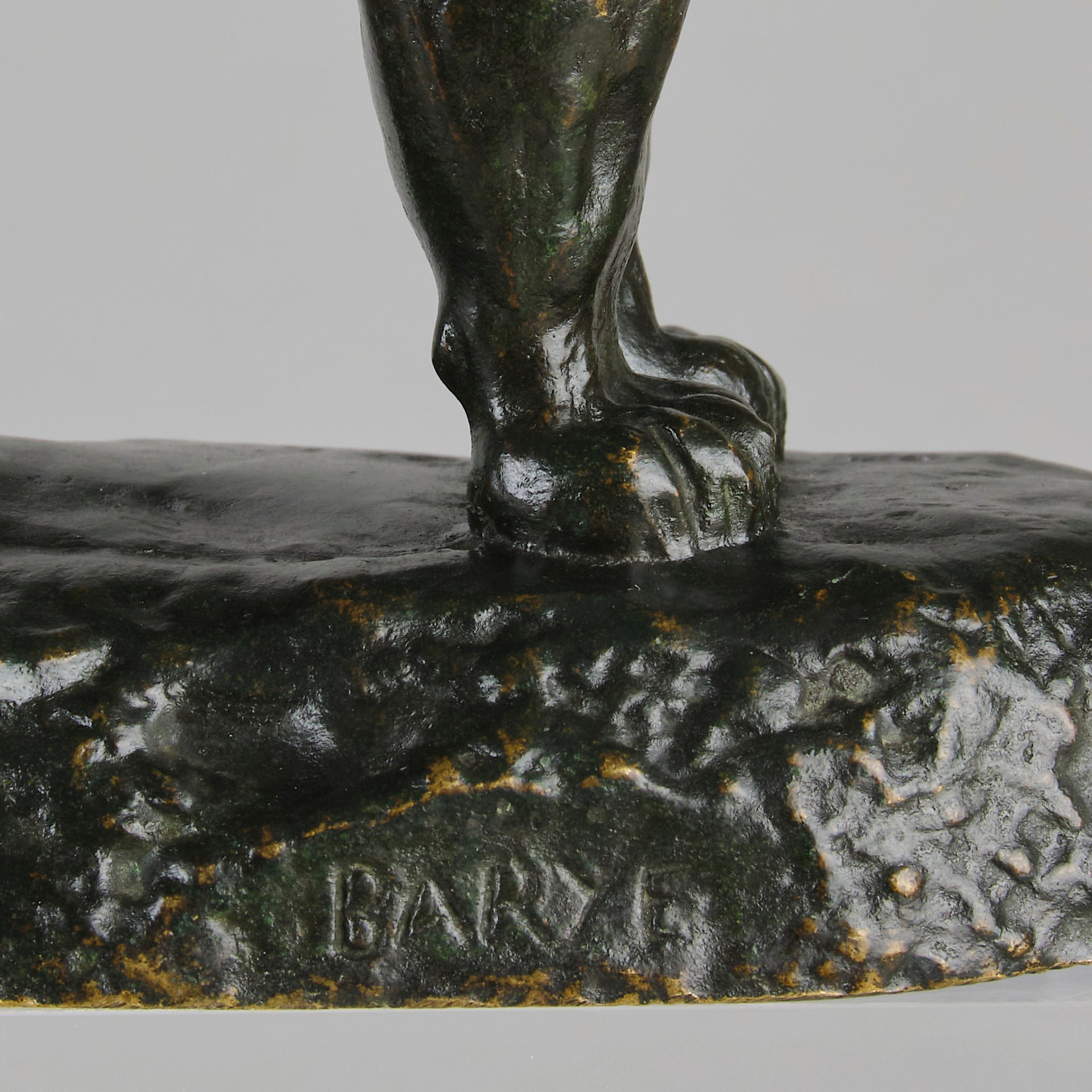 Barye Jaguar - Antoine L Bayre Jaguar Debout - Hickmet Fine Arts