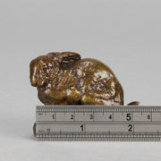 Antoine Louis Barye Rabbit - Antique Bronze - Hickmet Fine Arts