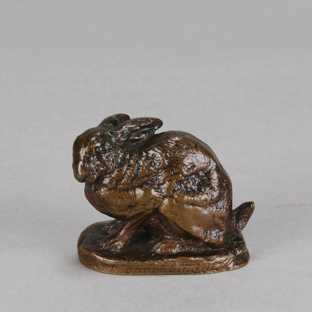 Barye Rabbit - Antoine Barye Bronze - Hickmet Fine Arts