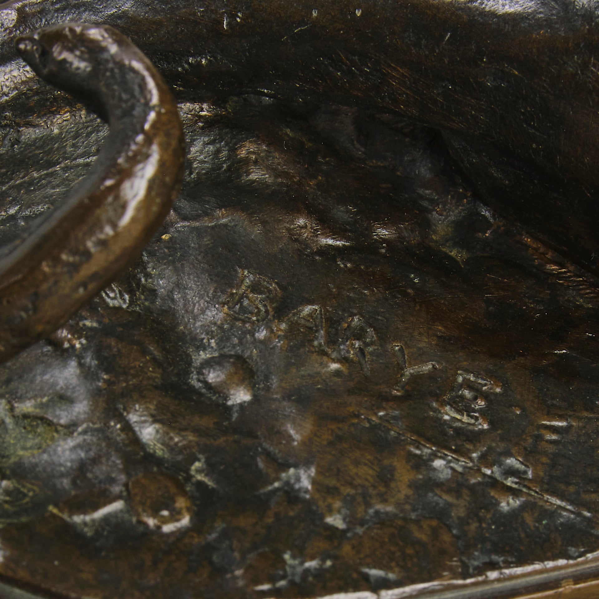 Barye Greyhound - Antoine Barye Levrier Couchee - Hickmet Fine Arts