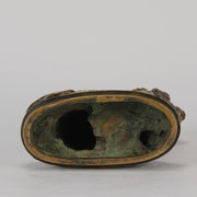 Barye Lion Assis - Antoine Barye Bronze - Hickmet Fine Arts