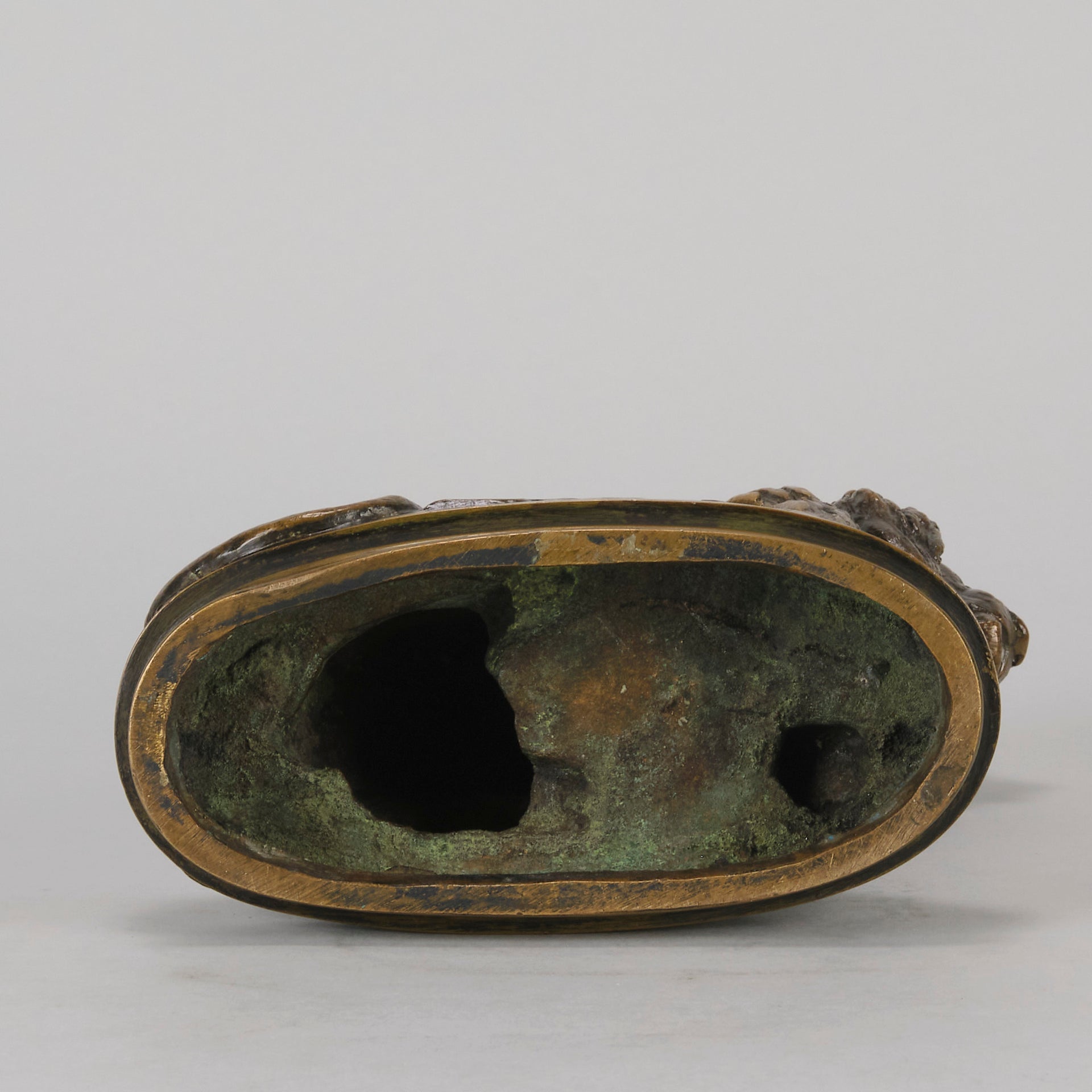 Barye Lion Assis - Antoine Barye Bronze - Hickmet Fine Arts