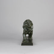 Barye Lion  - Antoine L Bayre 'Lion Qui Marche' - Hickmet Fine Arts
