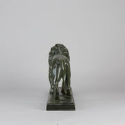 Barye Lion  - Antoine L Bayre 'Lion Qui Marche' - Hickmet Fine Arts