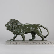 Barye Lion  - Antoine L Bayre 'Lion Qui Marche' - Hickmet Fine Arts