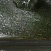 Barye Lion  - Antoine L Bayre 'Lion Qui Marche' - Hickmet Fine Arts