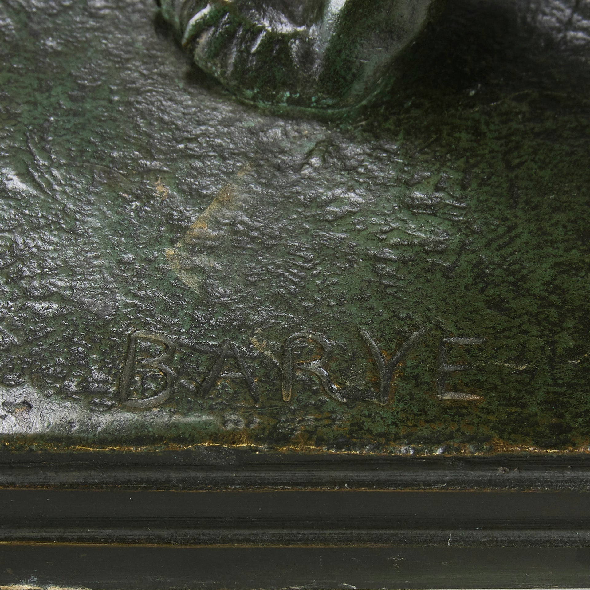 Barye Lion  - Antoine L Bayre 'Lion Qui Marche' - Hickmet Fine Arts