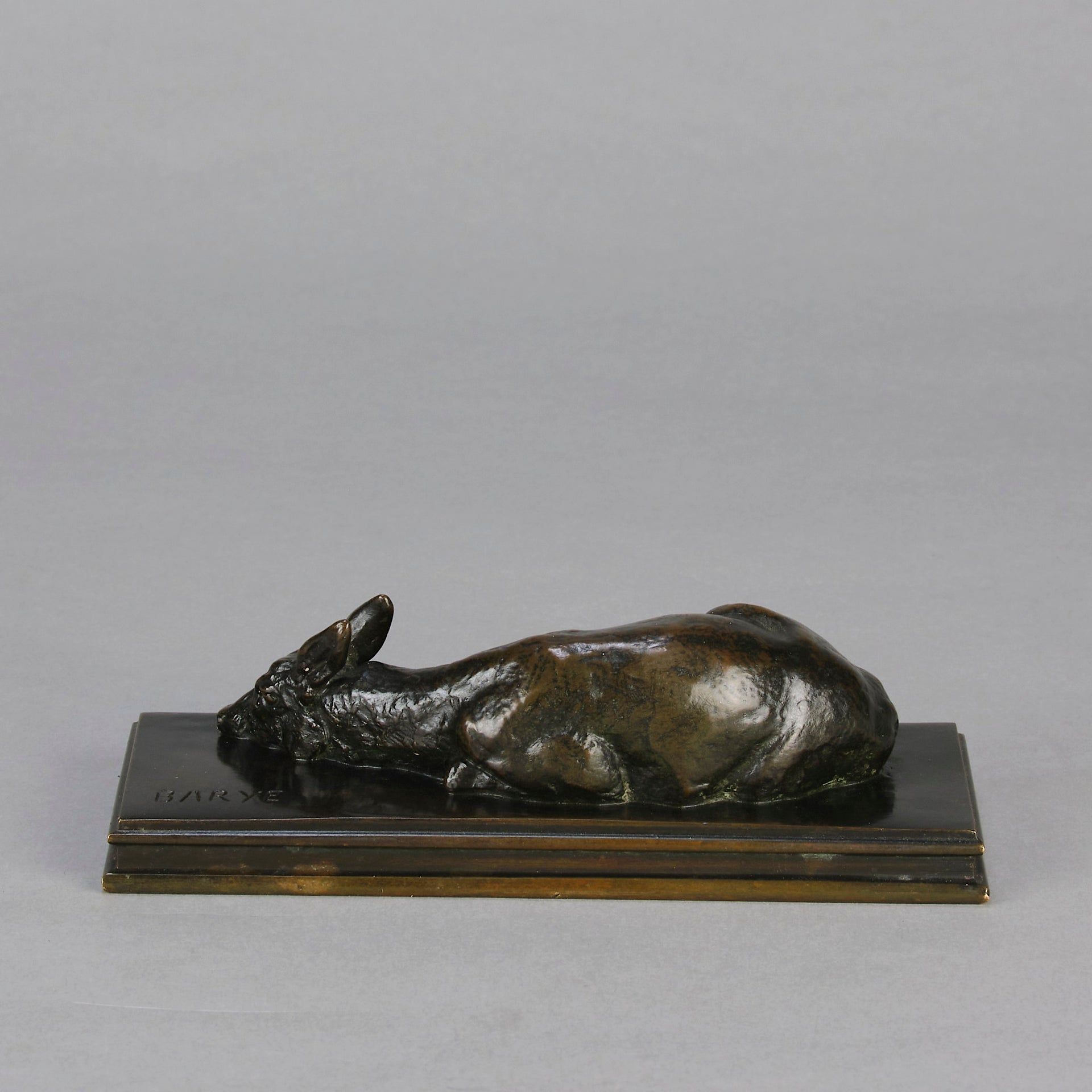 Barye Doe - Barye Animalier Bronze - Hickmet Fine Arts