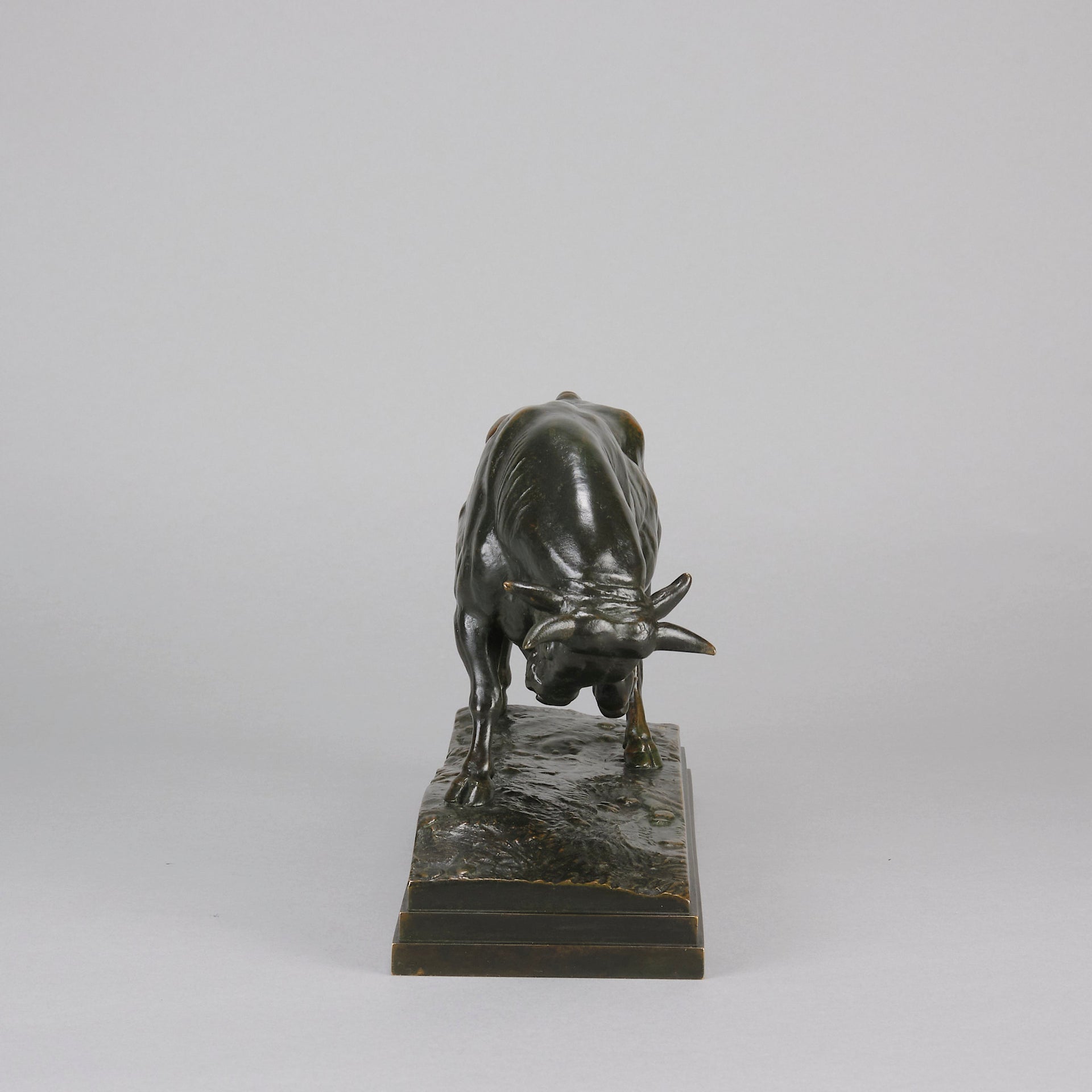 Barye Taureau Debout - Antoine Barye Bronze - Hickmet Fine Arts