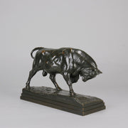 Barye Taureau Debout - Antoine Barye Bronze - Hickmet Fine Arts