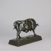 Barye Taureau Debout - Antoine Barye Bronze - Hickmet Fine Arts