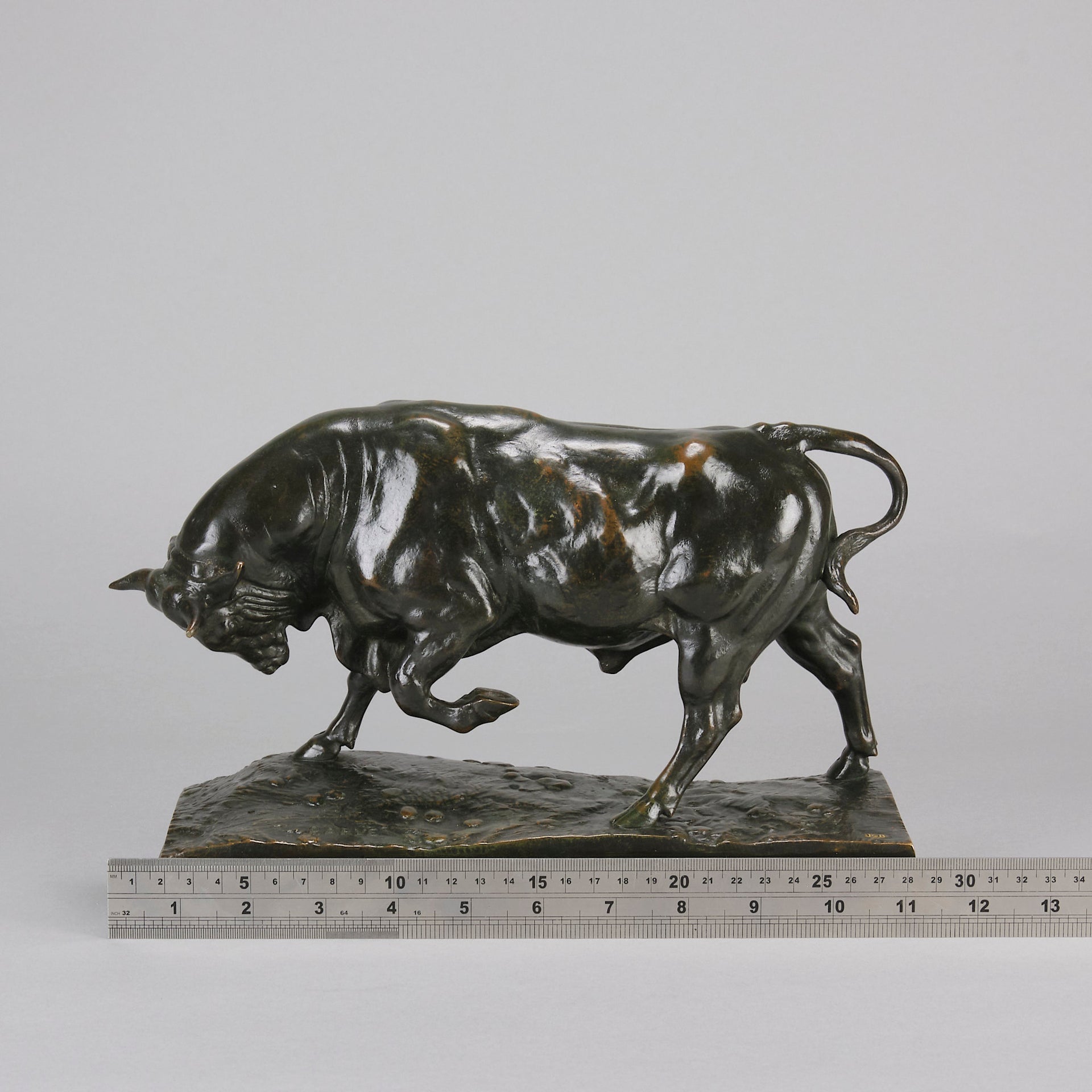 Barye Taureau Debout - Antoine Barye Bronze - Hickmet Fine Arts