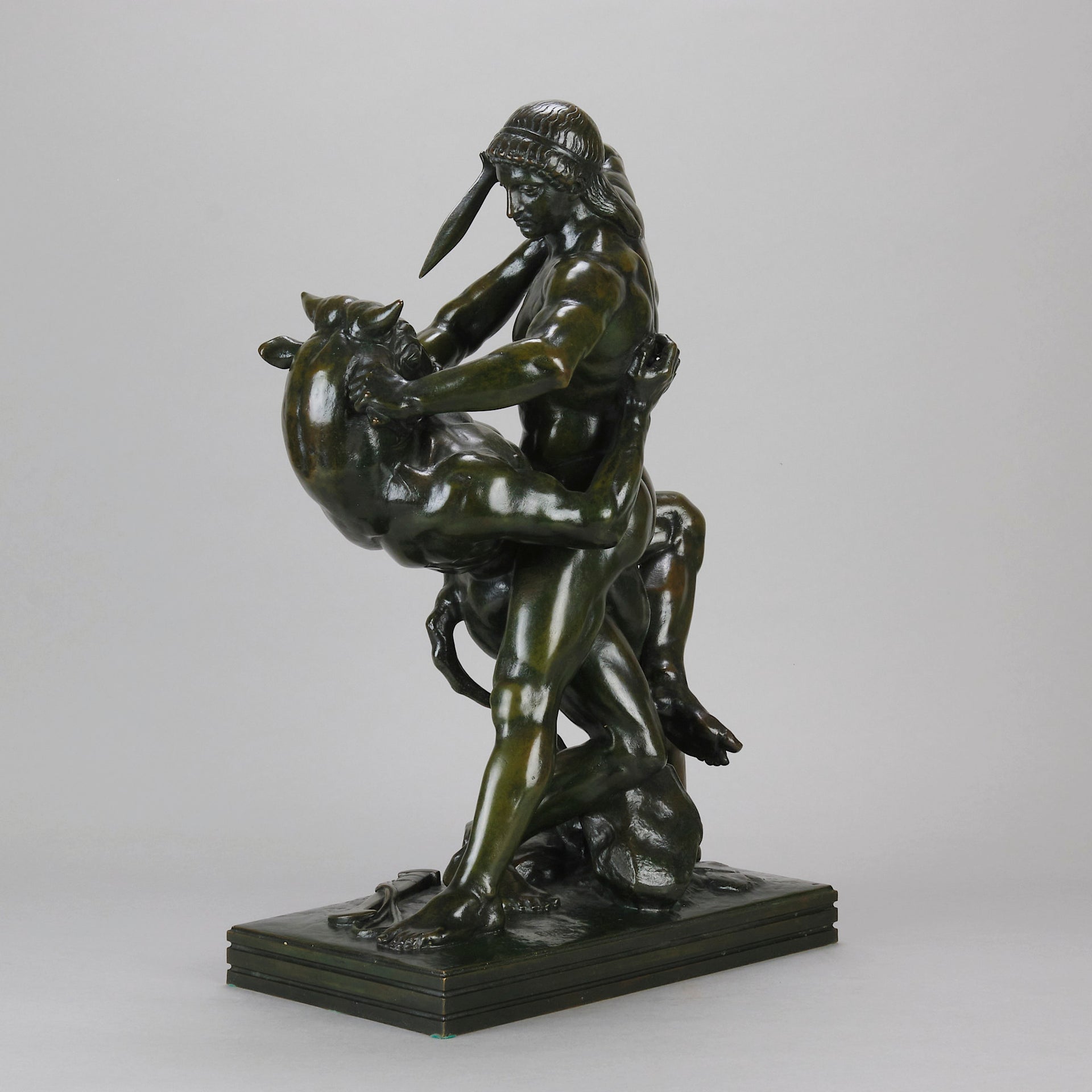 Barye Theseus and the Centaur - Barye Bronze - Hickmet Fine Arts