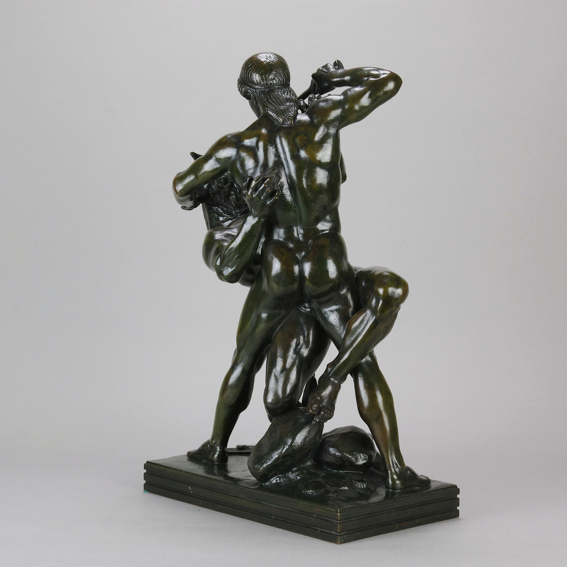 Barye Theseus and the Centaur - Barye Bronze - Hickmet Fine Arts
