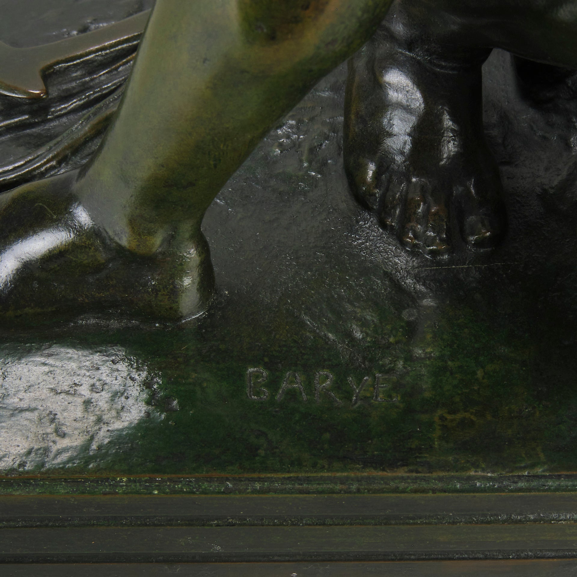 Barye Theseus and the Centaur - Barye Bronze - Hickmet Fine Arts