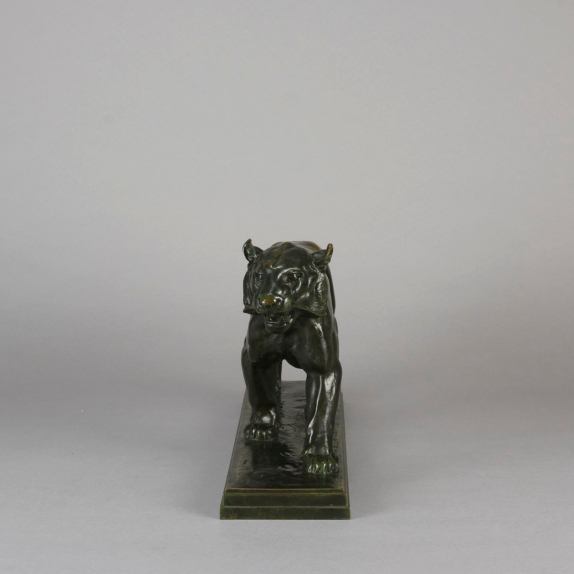 Barye Tiger - Antoine L Bayre 'Tigre Qui Marche' - Hickmet Fine Arts