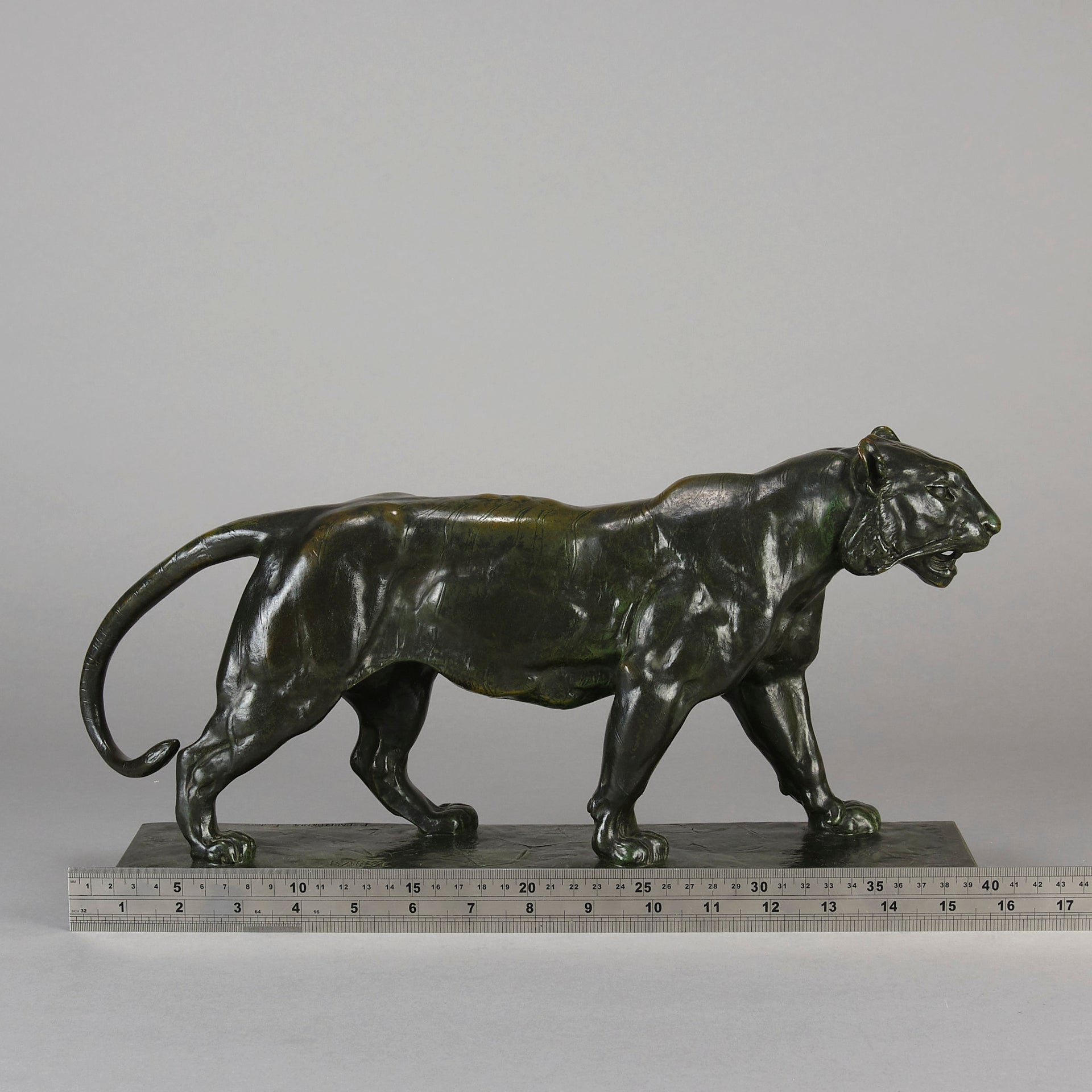 Barye Tiger - Antoine L Bayre 'Tigre Qui Marche' - Hickmet Fine Arts