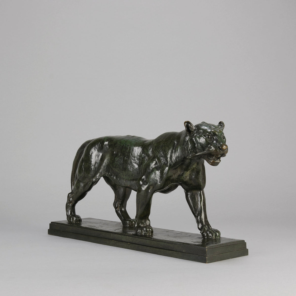 Barye Tiger - Antoine L Bayre 'Tigre Qui Marche' - Hickmet Fine Arts