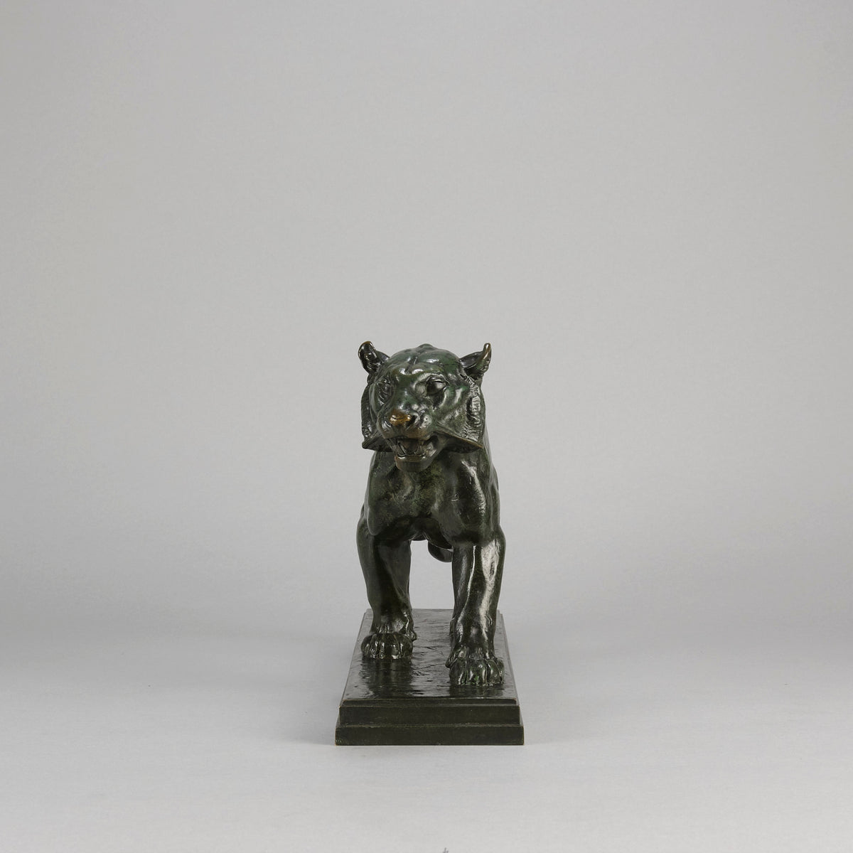 Barye Tiger - Antoine L Bayre 'Tigre Qui Marche' - Hickmet Fine Arts