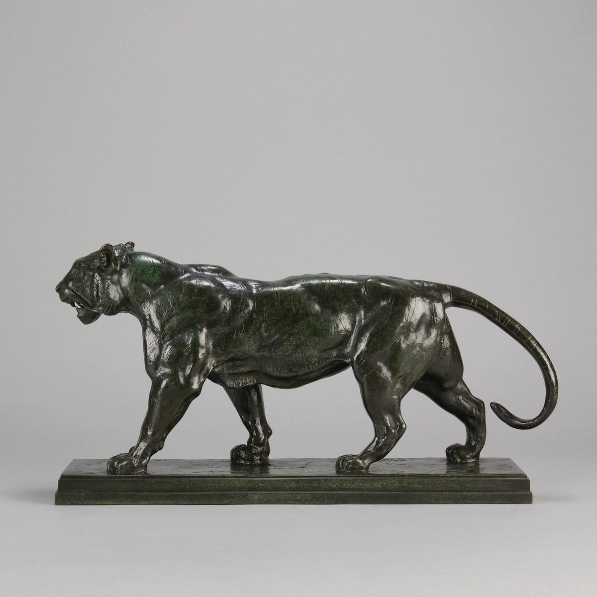 Barye Tiger - Antoine L Bayre 'Tigre Qui Marche' - Hickmet Fine Arts