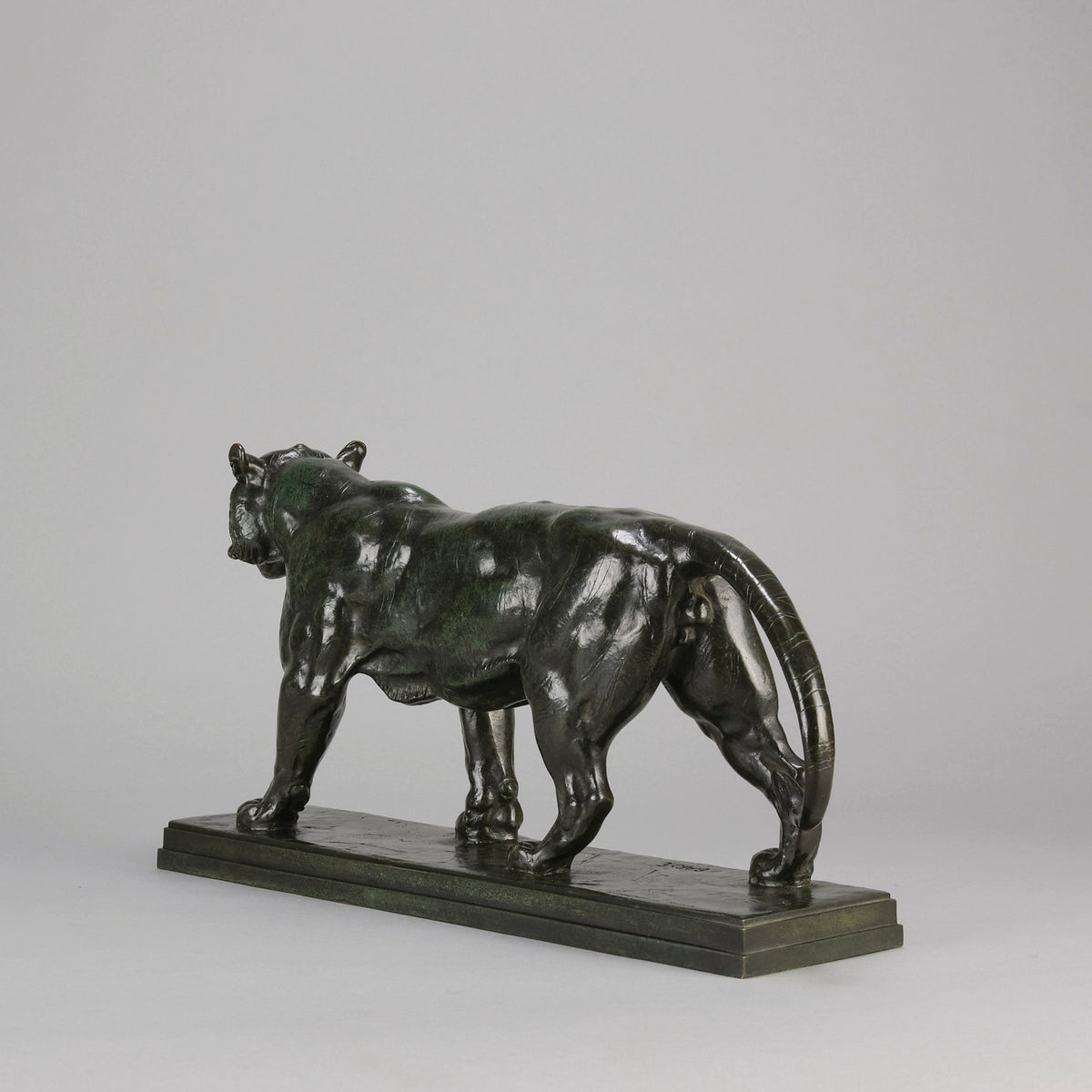 Barye Tiger - Antoine L Bayre 'Tigre Qui Marche' - Hickmet Fine Arts