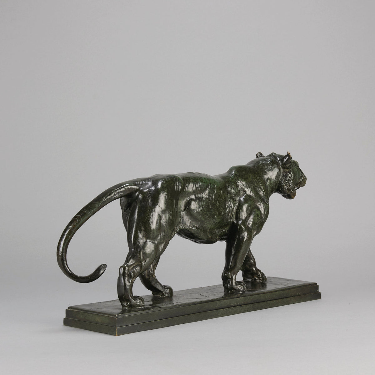 Barye Tiger - Antoine L Bayre 'Tigre Qui Marche' - Hickmet Fine Arts