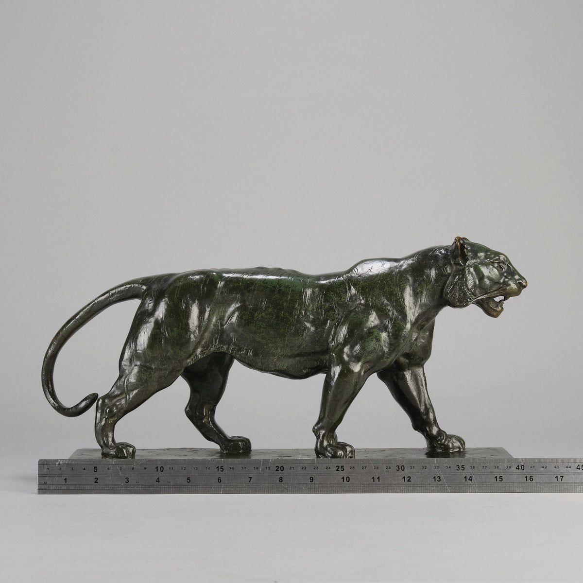 Barye Tiger - Antoine L Bayre 'Tigre Qui Marche' - Hickmet Fine Arts