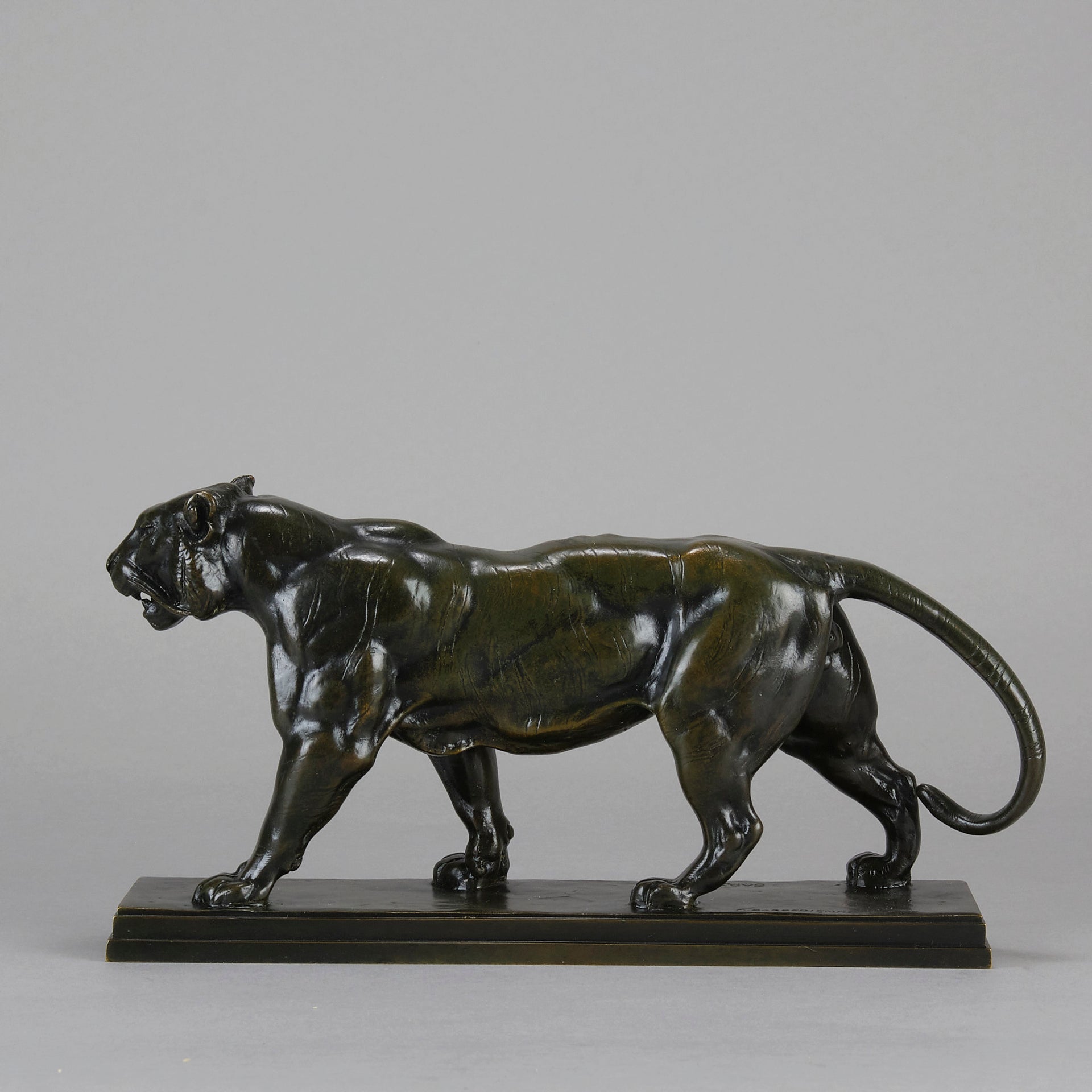 Barye Tiger - Antoine L Bayre 'Tigre Qui Marche' - Hickmet Fine Arts