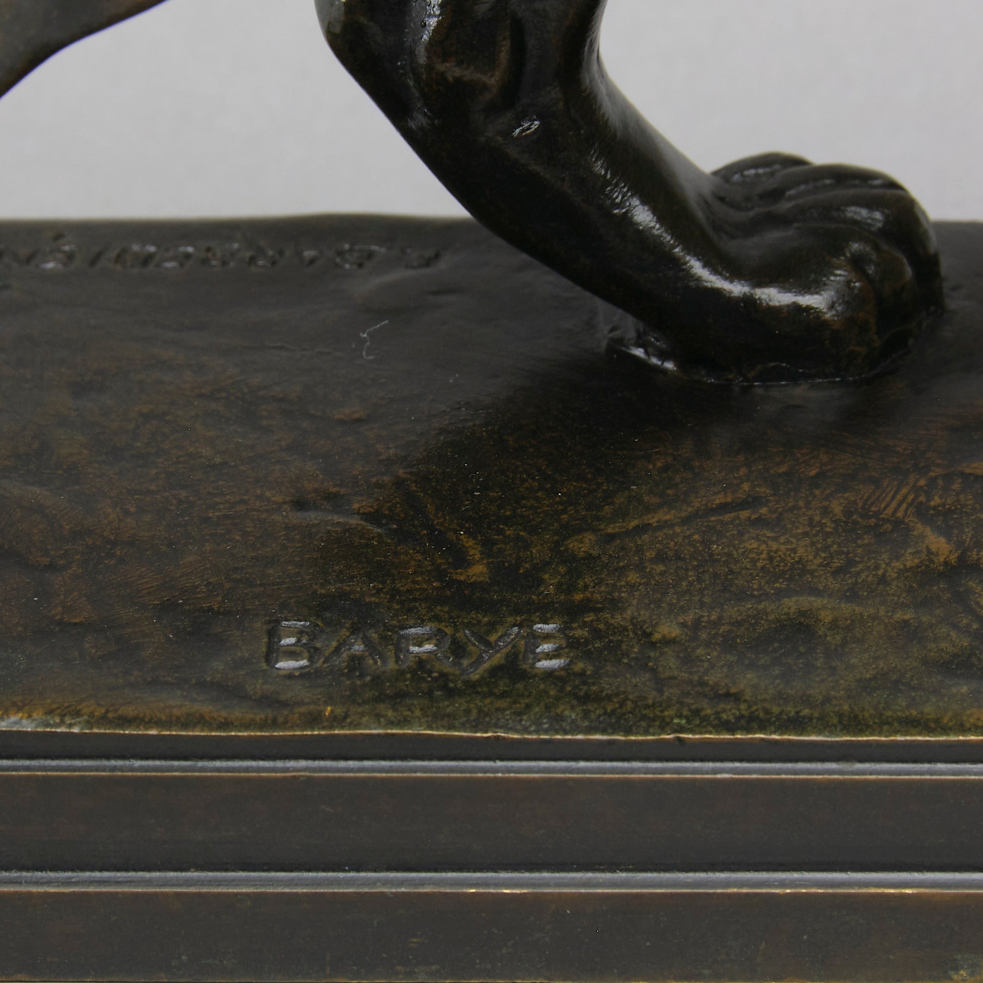 Barye Tiger - Antoine L Bayre 'Tigre Qui Marche' - Hickmet Fine Arts