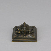 Barye Tortoise - Antoine L Bayre Animalier Bronze - Hickmet Fine Arts