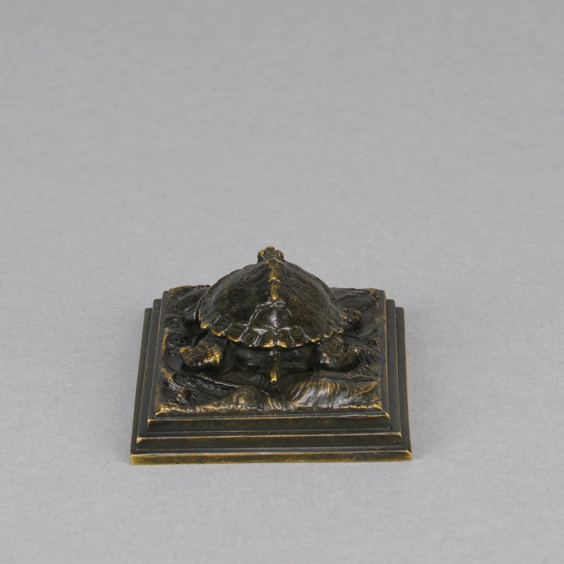 Barye Tortoise - Antoine L Bayre Animalier Bronze - Hickmet Fine Arts