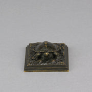 Barye Tortoise - Antoine L Bayre Animalier Bronze - Hickmet Fine Arts