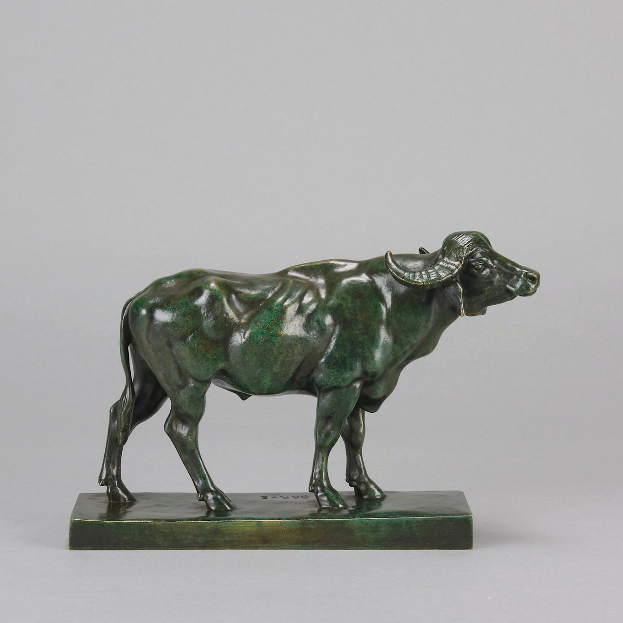 Barye Water Buffalo - Antoine Barye Bronze - Hickmet Fine Arts