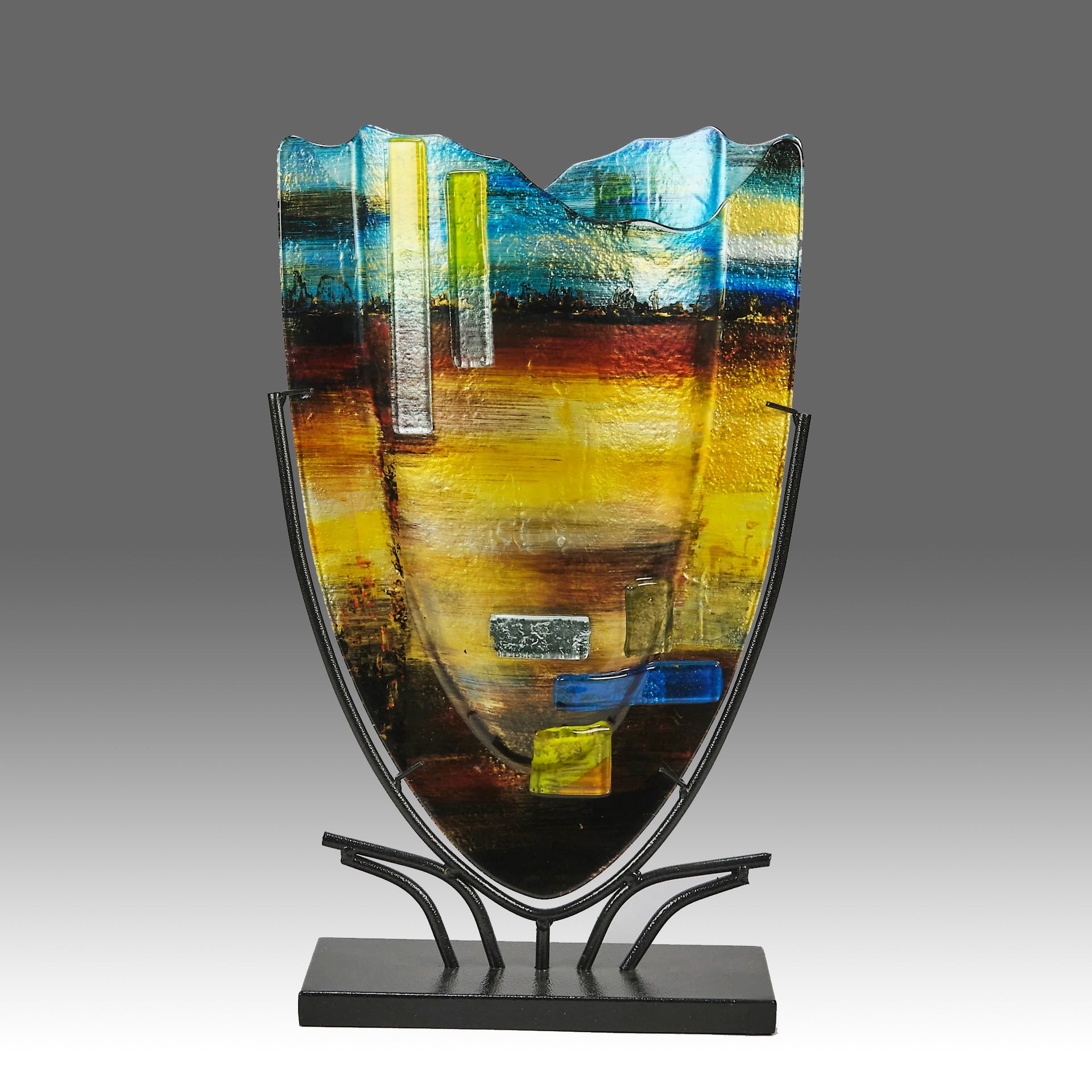 Murano Glass Abstract Vase