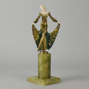 Josef Adolph Bronze - Art Deco Lady - Hickmet Fine Arts