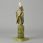 Josef Adolph Bronze - Art Deco Lady - Hickmet Fine Arts