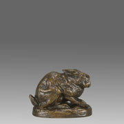 Dubucand Rabbit - Animalier Bronze - Hickmet Fine Arts