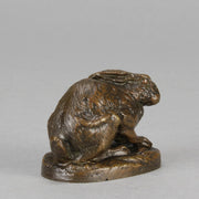 Dubucand Rabbit - Animalier Bronze - Hickmet Fine Arts