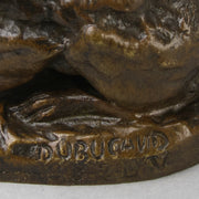Dubucand Rabbit - Animalier Bronze - Hickmet Fine Arts