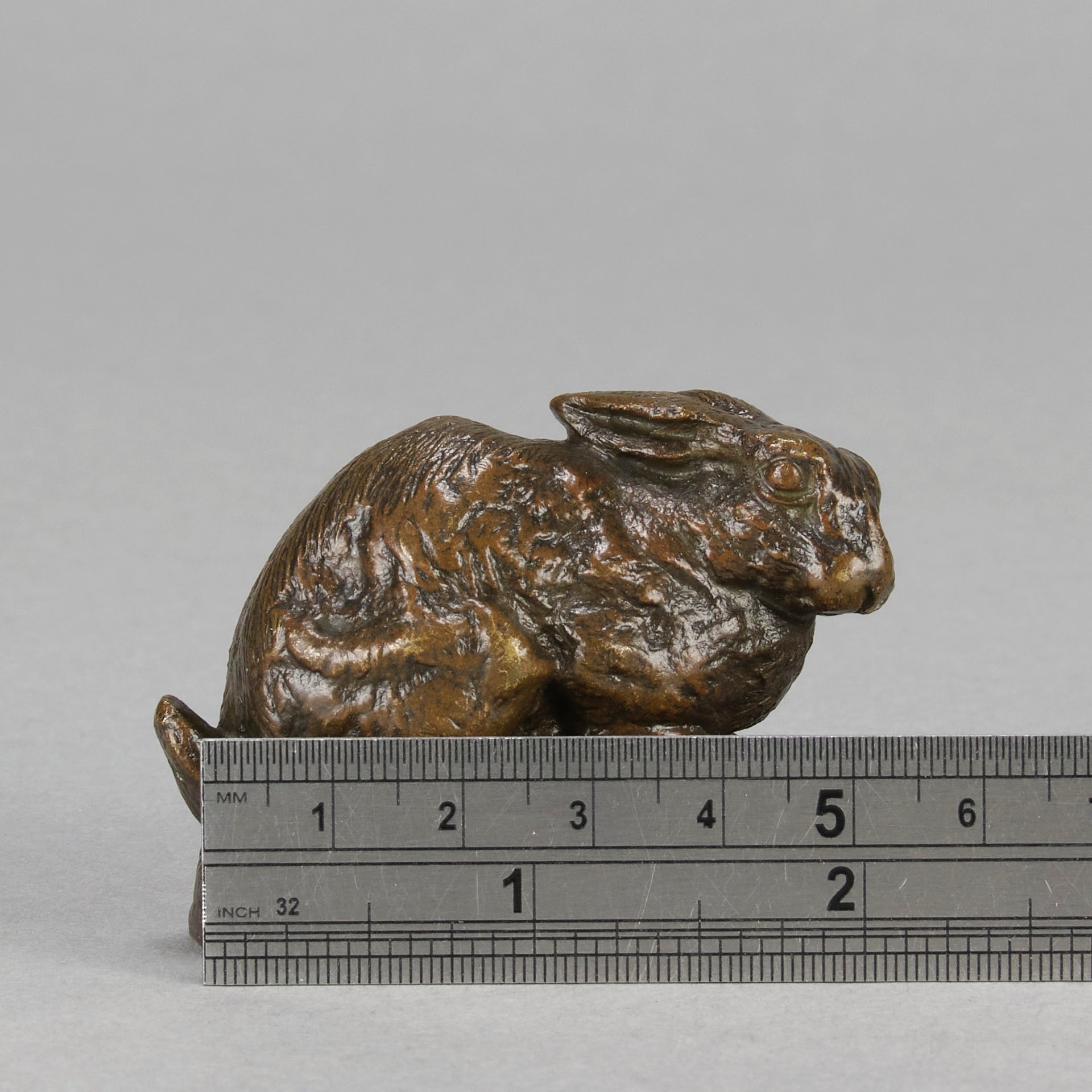 Dubucand Rabbit - Animalier Bronze - Hickmet Fine Arts