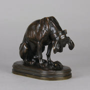 Animal Bronze - Alfred Jacquemart Chien et Tortue - Hickmet Fine Arts