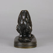 Animal Bronze - Alfred Jacquemart Chien et Tortue - Hickmet Fine Arts