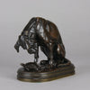 Animal Bronze - Alfred Jacquemart Chien et Tortue - Hickmet Fine Arts